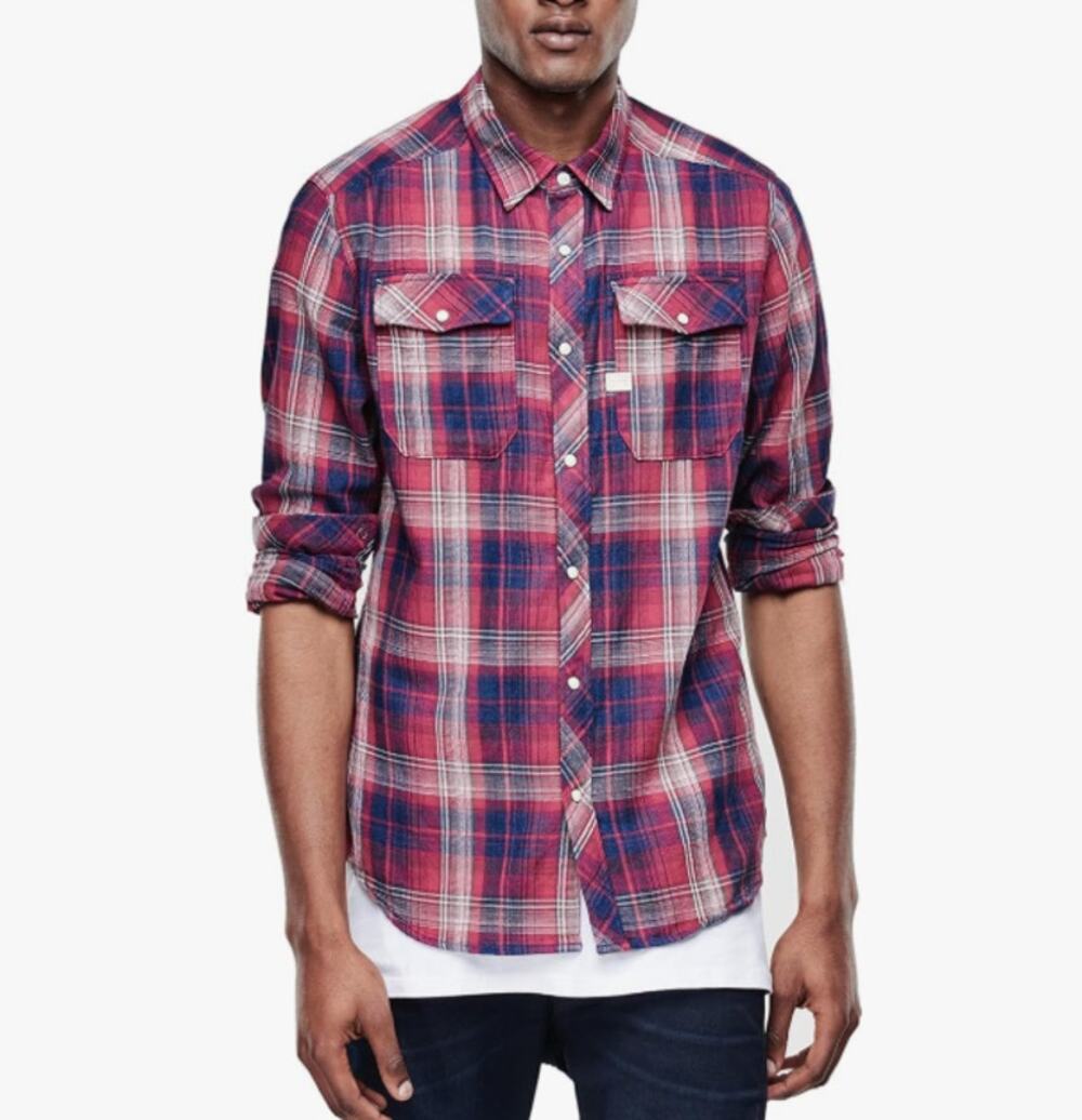 G-Star Raw XL Herren Slim Fit Hemd Landon Shirt Long Sleeve Tartan Flannel